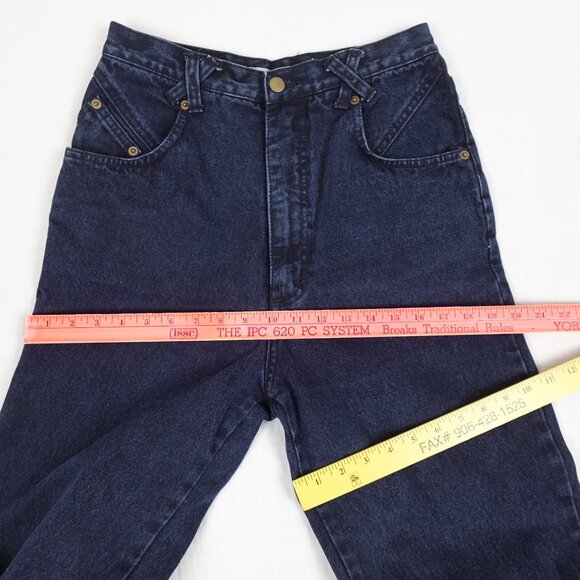 Vintage Nevada High Waist Mom Jeans Women's 12 (28x32) 100% Cotton Tapered Leg - Picture 10 of 10